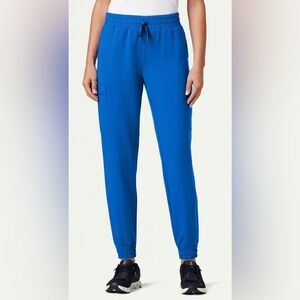 JAANUU Women's Scrub Cargo Joggers ROYAL BLUE MP